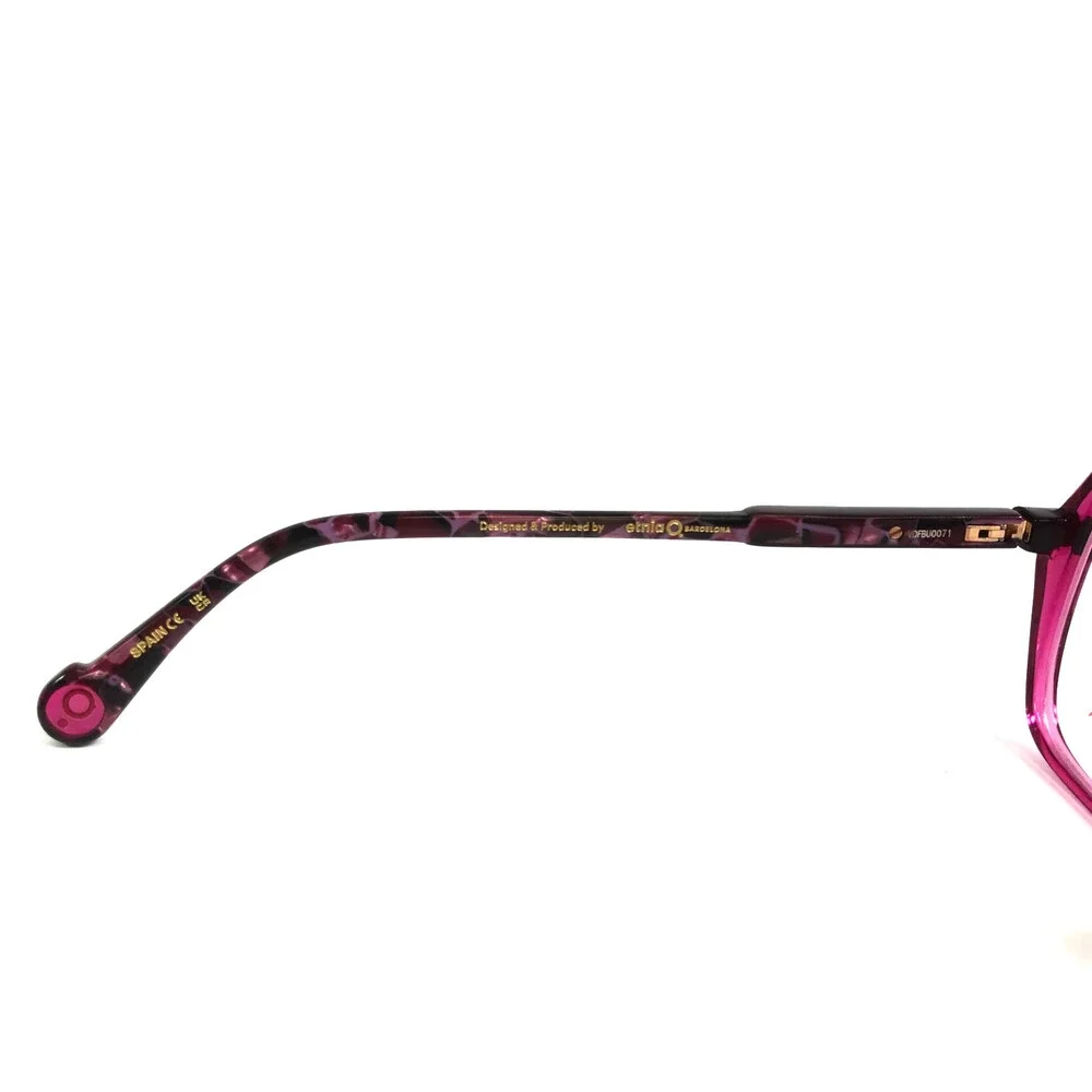 Etnia Barcelona Eyeglasses Frames SIMA FUPU Fuchsia Purple Clear Pink 52-15-138